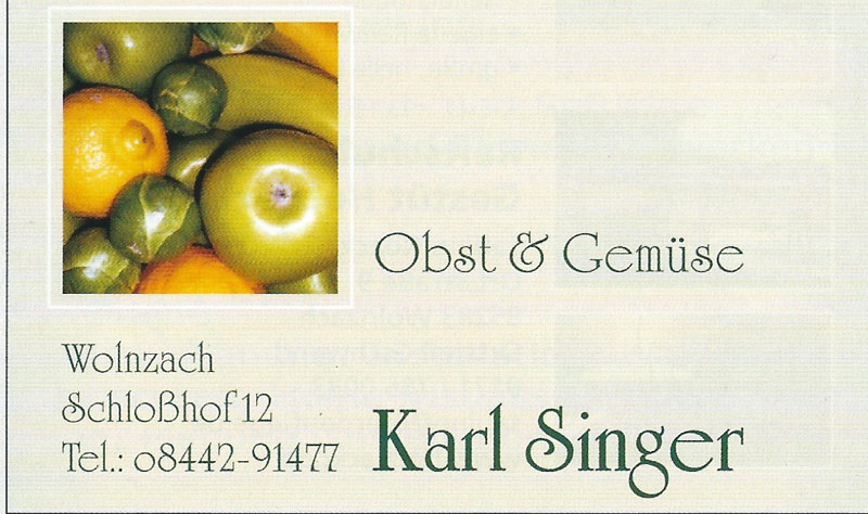 Blumen-Obst-Gemüse Singer